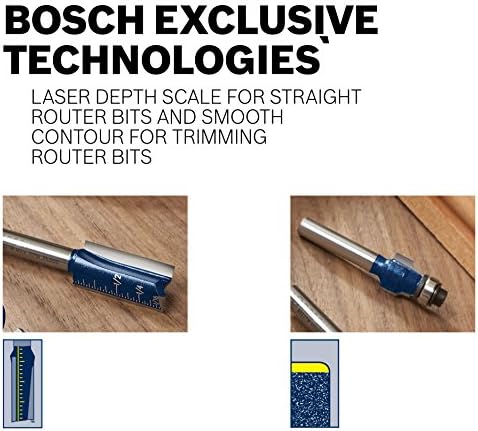 Bosch 85415m 15 stepeni x 5/16 u. Carbide Tipped 4-flauta okuplja set