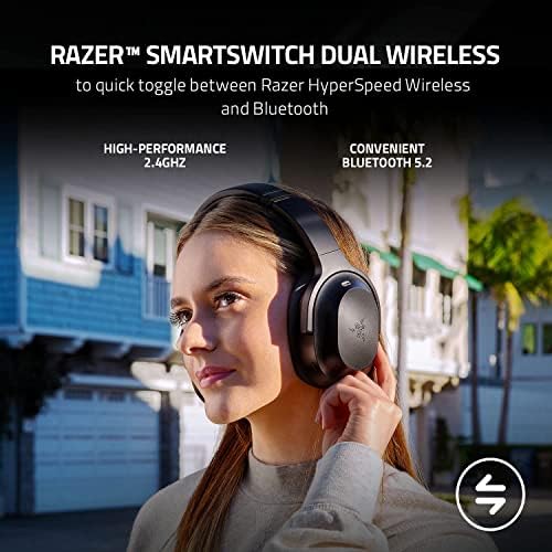 Razer Barracuda Pro Wireless Gaming & amp; mobilne slušalice : Hybrid ANC - 2.4 GHz Wireless + Bluetooth-THX