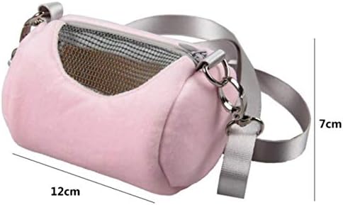 WZHSDKL PET Travel Hamster Carrier Bag Prozračna prijenosna hrčka kućni krevet Topli kavez Nest Hrmster