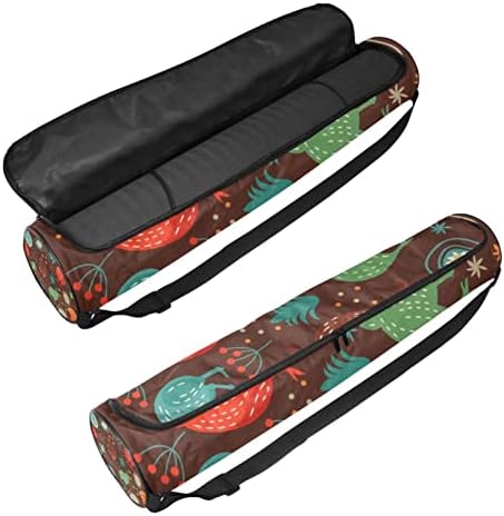 RATGDN Yoga Mat torba, slatka kivi ptice uzorak Vježba Yoga Mat nosač full-Zip Yoga Mat torba