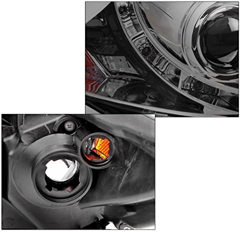 ZMAUTOPARTS LED DRL projektor farovi prednja svjetla Crna kompatibilna sa 2007-2009 Toyota Camry
