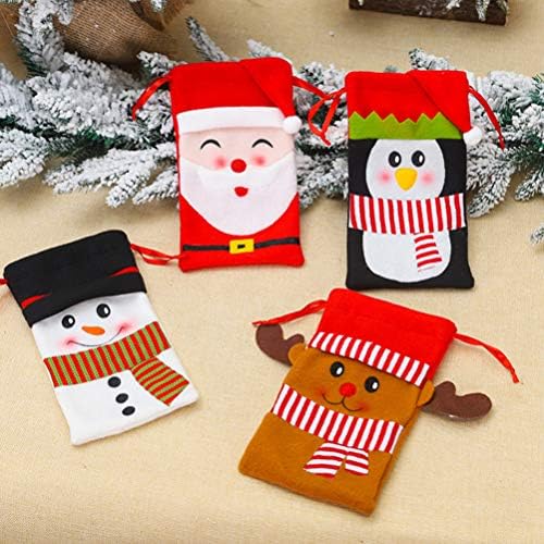 Cabilock Santa poklon torba 2kom Lovely Candy tote torbice Božić elementi poklon skladište vezica