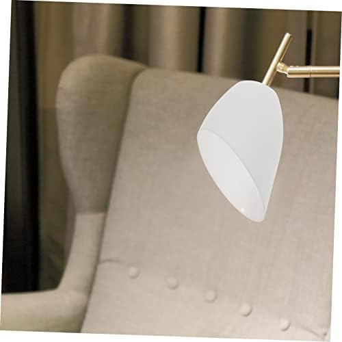 Garvalon 4pcs Plastična sjemena lampica sjenila za stolne svjetiljke Bijele lustere Bijele svjetiljke Nijanse