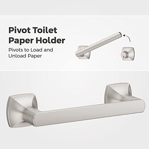 Pfister Vaneri 3-komadni kupatilo hardver sa ručnikom, ručničkom prstenom i držačem za toalet papir, zidni,