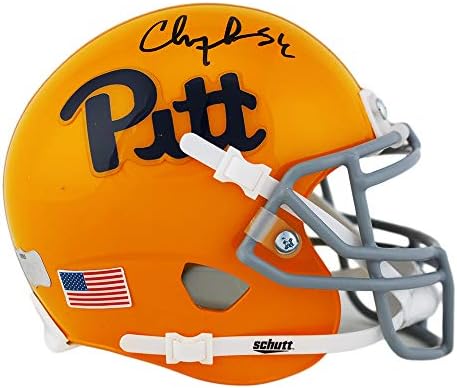 Chris Doleman sa autogramom/potpisanom Pittsburgh Panthers Schutt NCAA Mini kacigom sa natpisomHOF 12