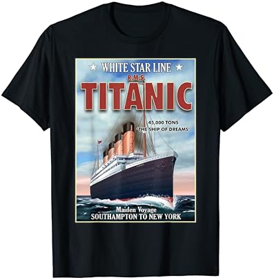 Majica za krstarenje brodom Titanic Voyage 1912