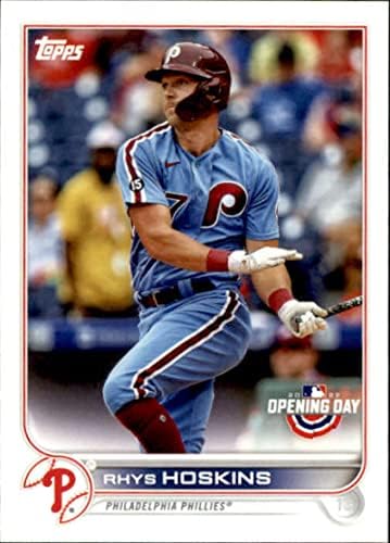 2022 Dan otvaranja otvaranja 210 Rhys Hoskins Philadelphia Phillies MLB bejzbol trgovačka kartica