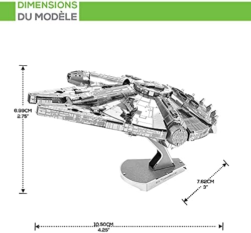 Metal Earth Premium serija Star Wars Millennium Falcon 3d metalni model Kit fascinacije