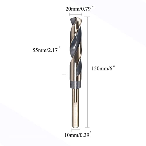 TA-BIGOR 20mm Smanjeni palice s močvarom sa 10 mm shunk- Savršeno za bušenje čelika, bakar, aluminijumski