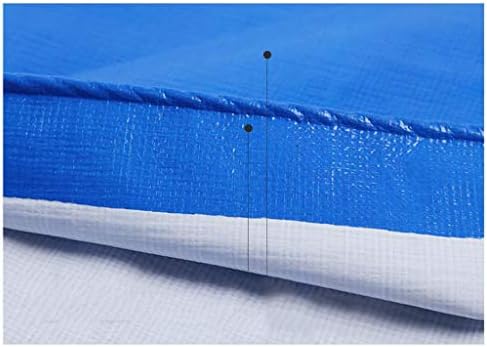YQJYMFZ Tarp carp Tarp Tarpaulin ojačane ušice debele 3m x 4m 9ft X13FT PE cerada vodootporna plava tarila (160g / m²)
