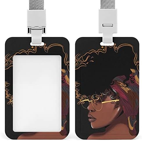 Black Girl Magic Afro naočare držač značke slatka lična karta tvrdi plastični držači oznaka