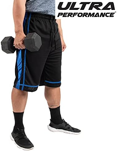 Ultra Performance košarkaške hlače za teretanu za muškarce 5 paketa muške atletske kratke hlače, SM