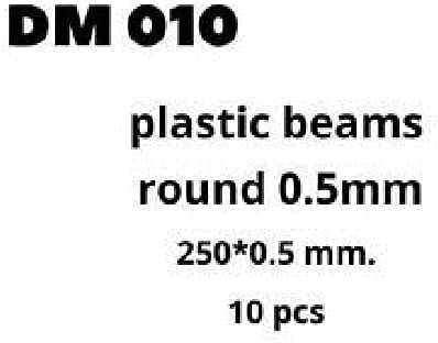 Dan modeli 010 - plastični profil bar 250 x 0,5 mm