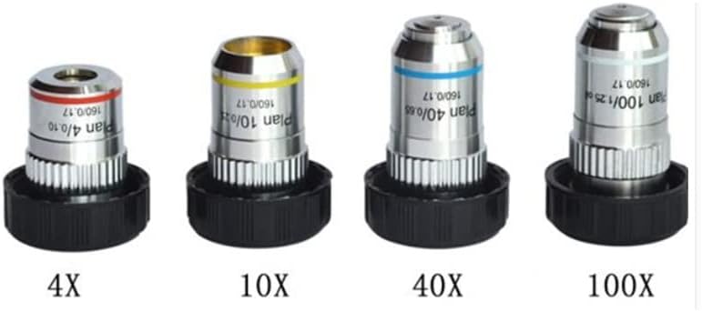 Oprema za mikroskop Akromatski cilj 4X 10x 20X 40X 60X 100x objektivni mikroskop objektiv 20.2 mm