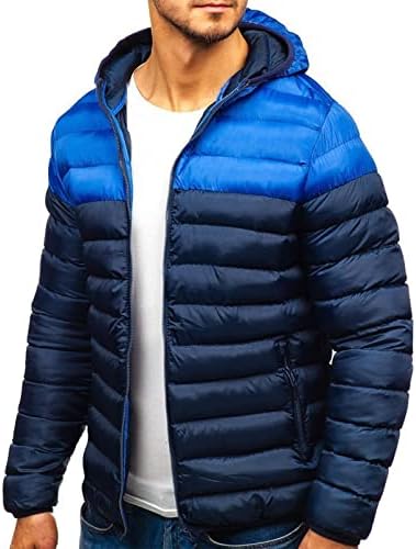Fsakjkee Vodootporna jakna Muškarci, 2022 Hladni zimski kaputi Ležerni debeli softshell s kapuljačom nadupčevim