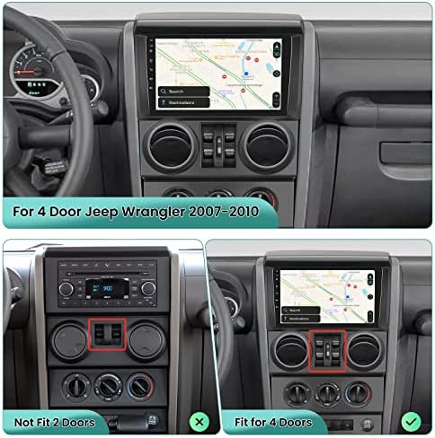 [2G+32G] auto Radio za Jeep Wrangler 2007 2008 2009 2010, 9 inča Android 11 Stereo sa ekranom