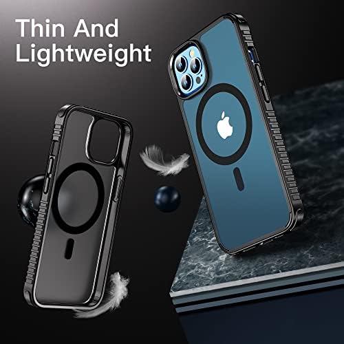 Xiwxi magnetska futrola za iPhone 14 PRO futrole, sa [2 zaštitnici zaslona + 2 zaštitnika za objektiv kamere]