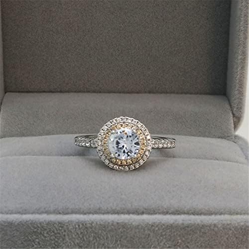 Vjenčani prsten za žene Gold Podesivi ženski nakit elegantni dragi kamen Ljubav prsten ukrasi