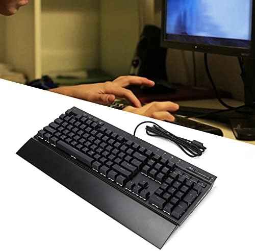 Mehanička tastatura, dugme sa 104 tastera profesionalna RGB tastatura za igre sa pozadinskim osvetljenjem