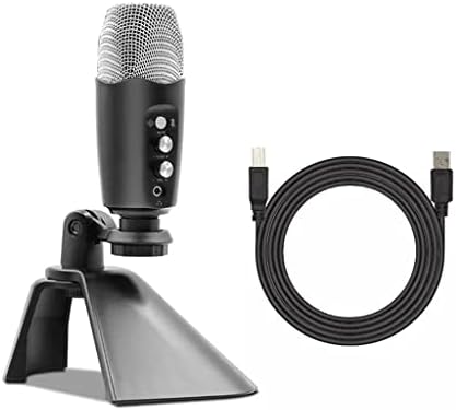 WIONC RGB kondenzatorski mikrofon za snimanje je pogodan za profesionalni USB mikrofon za Laptop za