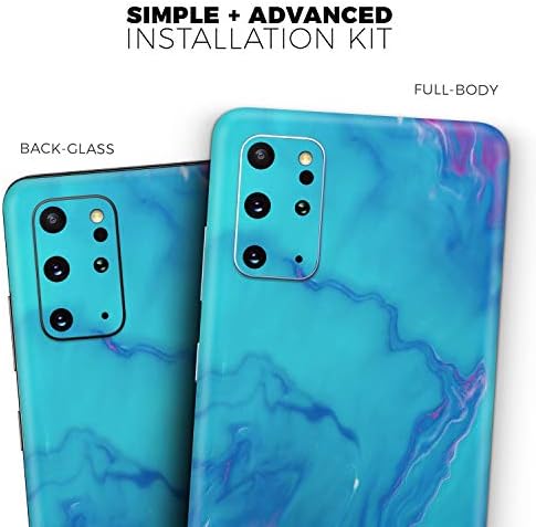Dizajn Skinz mramorni ocean plavi zaštitni vinilni naljepnica zamotavanje kože Kompatibilan je sa Samsung Galaxy