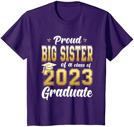Ponosan Starija Sestra Klase 2023 Diplomirani Viši T-Shirt