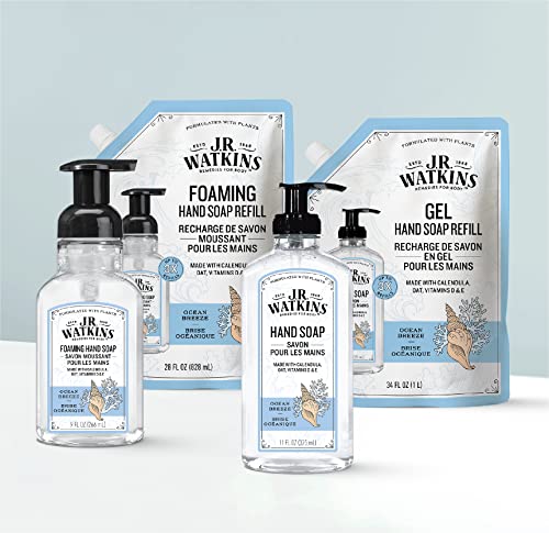 J. R. Watkins pjenasti sapun za ruke, hidratantno pjenasto ručno pranje, potpuno prirodno, bez