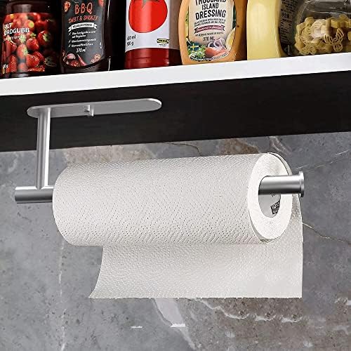 Lxosff WC Eutler Noder Bez bušenja, držač za toaletni papir, samoljepljivi toaletni nosač za papir