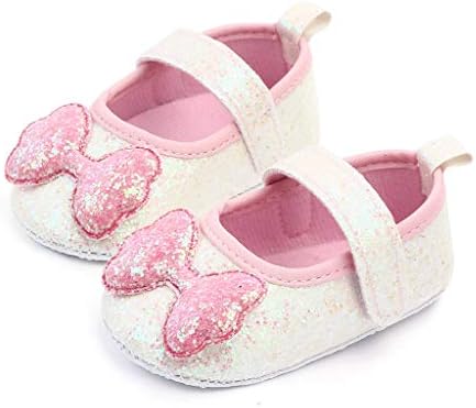 Little Cipele Djevojke Baby Princess Bow-čvor Djevojke cipele u zatvorenom meko-kotrljajućom hodajućom dječjim