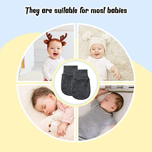 4 parova novorođene dječje rukavice za djecu od djeteta bez ogrebotine Mogućnosti pamučne rukavice za 0-6 mjeseci