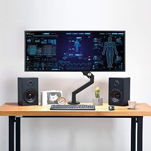 AVLT Jednostruki 13 -38 nosač stola za ruku monitora odgovara jednom ravnom/zakrivljenom/Ultrawide monitoru okretna