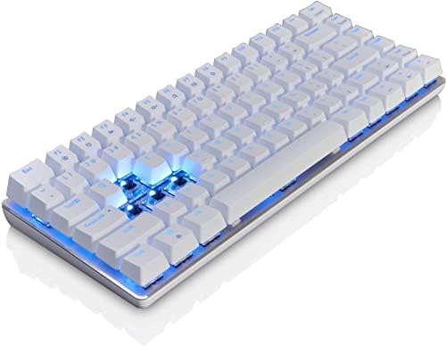 LexonElec žičana tastatura za igre AK33 plava LED pozadinsko osvjetljenje 82 tasteri USB mehanički