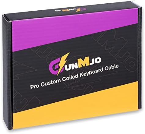 GunMjo Pro prilagođeni namotani USB C kabl za tastaturu za igre, mehanički kabl za tastaturu sa dvostrukim