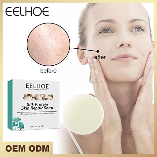 Qonioi Silk protein skin Repair sapun uklanja laganu šminku poboljšava i popravlja kožu prirodnim