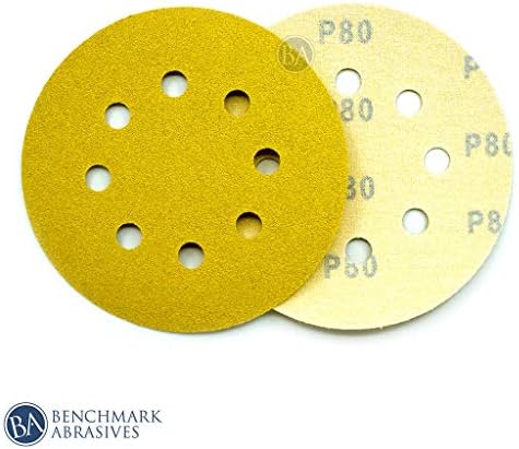Benchmark Abrasives 6 Premium keramička 6 rupa za snimanje leđa i petlja za brušenje metala bez