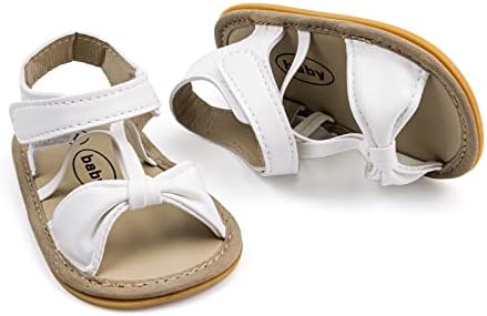 Sofmuo Baby Girls Boys Sparkly Bowknot Sandale Premium mekane gumene jedino-farme ljetne cipele na otvorenom