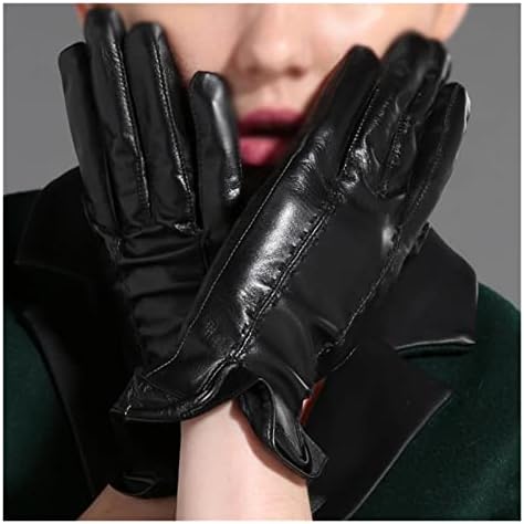 N / A ženske zimske kožne rukavice tanke podstavljene meke rukavice za toplu vožnju