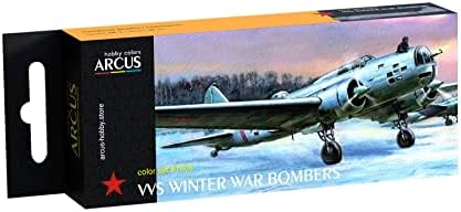Arcus 1006 emajl boje set VVS zimski Ratni bombarderi 6 boja u setu