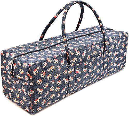 vvProud velike Yoga Mat Duffle torbe sa uzorkom pamuka sa džepom i patentnim zatvaračem za muškarce i