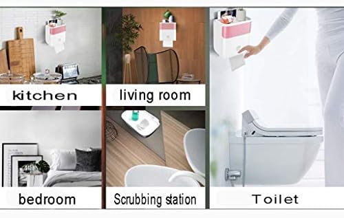 FXZZA toaletni držač za papir Zidni nosač multifunkcionalni toaletni držač za samoljepljenje Nema bušenja