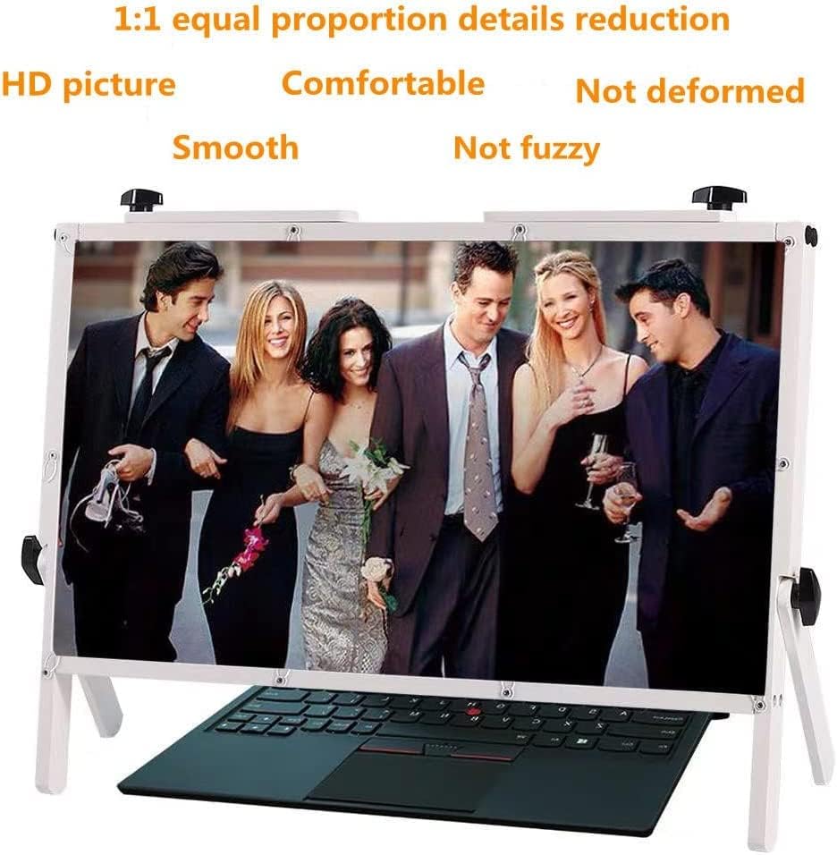 ADAPEY povećalo ekrana računara za Laptop, držač zaštitnika ekrana za Laptop, prenosivi ekran za uvećanje računara za laptop Ultra-Clear Blu-ray 5X lupu