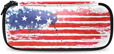 Veliki kapacitet pernica američka zastava školski pribor torba za olovku torbica torba za šminkanje za tinejdžere djevojčice 7, 5x3x1, 5in