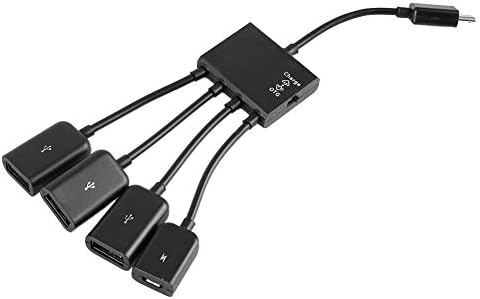 USB Hub adapter sa napajanjem, Micro USB HUB OTG power Charging host Cable Cord čitač kartica Konverter adapter