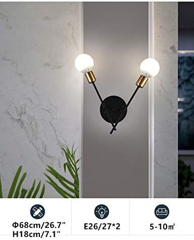 EFINEHOME moderna stropna luster rasvjeta-savremena Rustikalna Stropna lampa polu Flush Mount-minimalistički