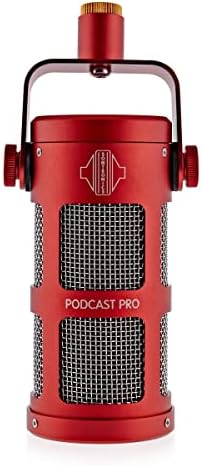 Sontronics Podcast Pro Supercardioid Dynamic Microphone za Podcast i emitovanje, Crvena