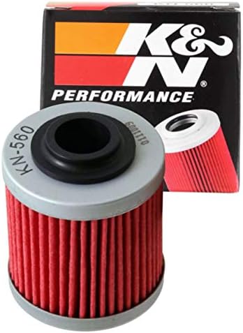 K & amp;N Filter za motociklističko ulje: visoke performanse, Premium, dizajniran za upotrebu sa sintetičkim