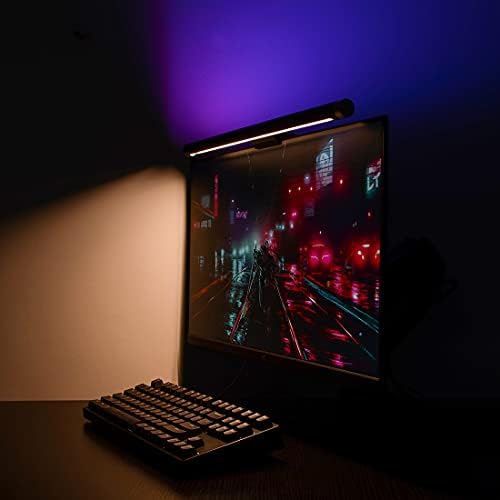 Lyghtzy Gaming Monitor svetlosna traka sa LED RGB pozadinskim osvetljenjem, Zatamnjivom i promenljivom