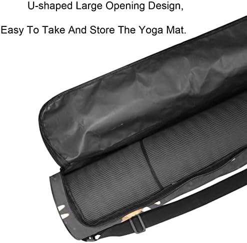 Slatka Lama Alpaca Yoga Mat torbe full-Zip Yoga torba za nošenje za žene i muškarce, Vježba Yoga Mat