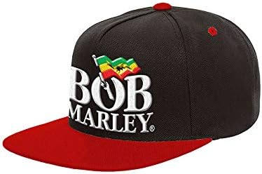 Bob Marley Muški logo Snapback bejzbol kapa crna