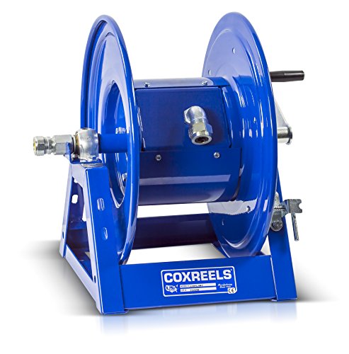 Coxreels 1125PCL-8-C ručna kabela kabela: 12 AWG, 3 provodnika, 250 'Kapacitet kabela, manje kabela, 600V, 30 ampera, plava